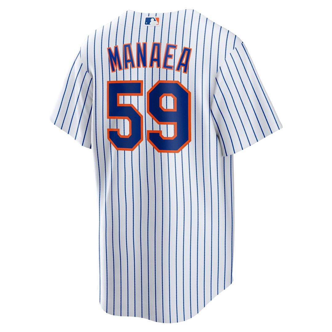 Sean Manaea New York Mets Nike Home Replica Jersey - White | MLB Fan Gear