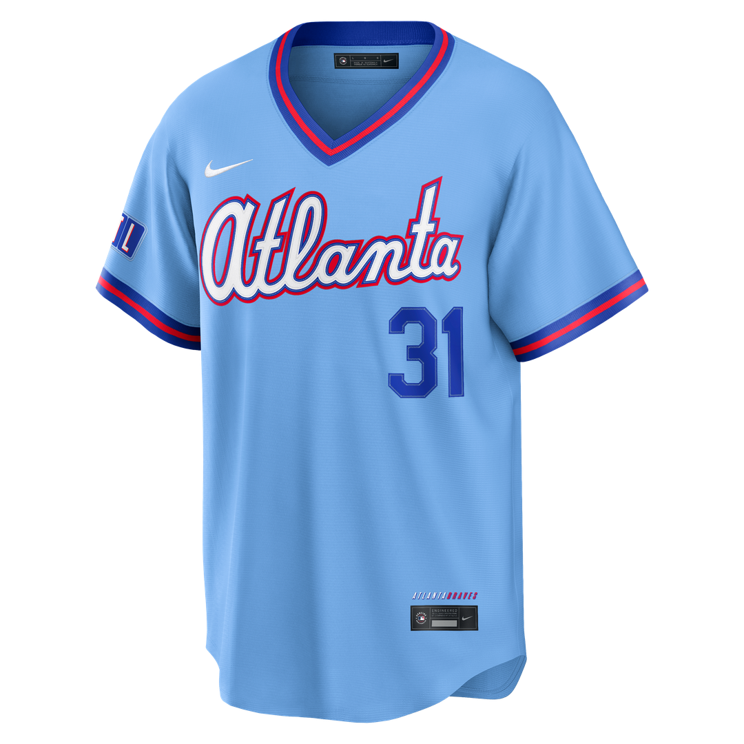Greg Maddux Atlanta Braves Nike 2026 City Connect Stadium Jersey - Powder Blue | MLB Fan Gear