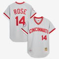 Pete Rose Cincinnati Reds Mitchell & Ness 1976 Authentic Jersey - Gray | MLB Fan Gear