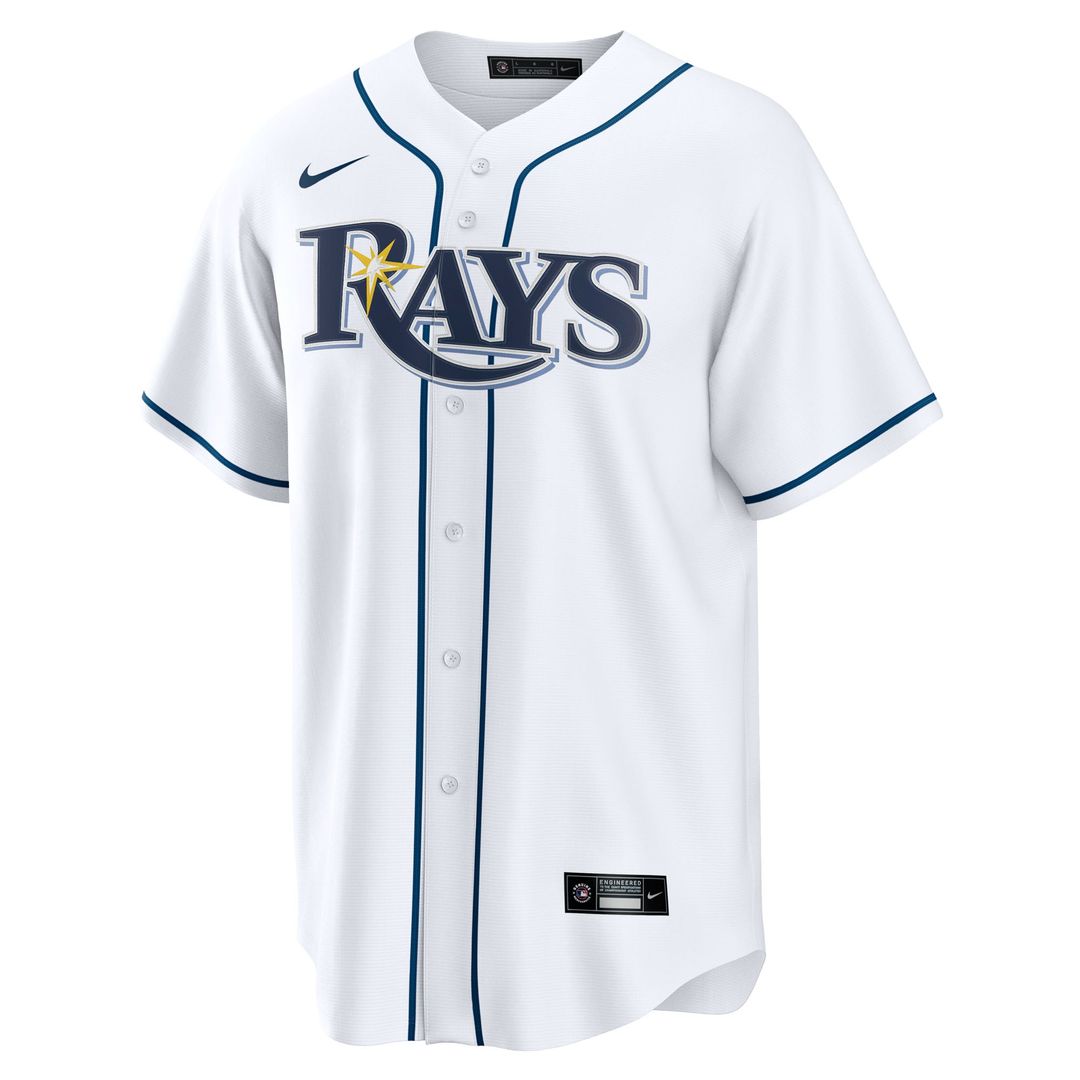 Junior Caminero Tampa Bay Rays Nike Youth Home Replica Jersey - White | MLB Fan Gear