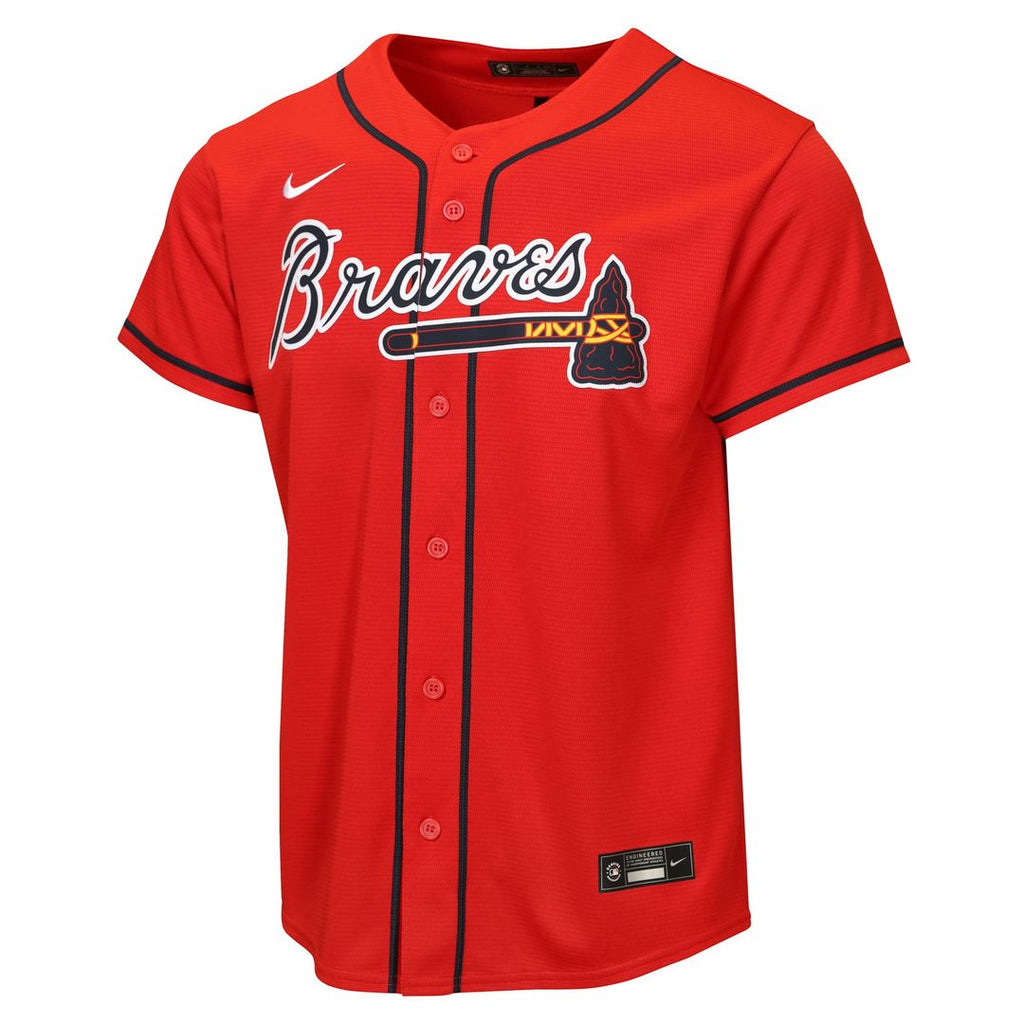 Ronald Acuña Jr. Atlanta Braves Nike Youth Road Replica Jersey - Gray | MLB Fan Gear