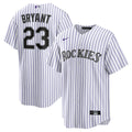 Kris Bryant Colorado Rockies Nike Replica Player Jersey - White/ Purple | MLB Fan Gear