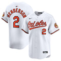 Gunnar Henderson Baltimore Orioles Nike Limited Player Jersey - White | MLB Fan Gear
