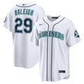 Cal Raleigh Seattle Mariners Nike Home Stadium 50th Season Patch Jersey - White | MLB Fan Gear