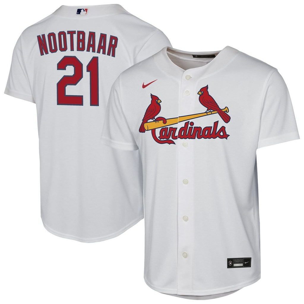 Lars Nootbaar St. Louis Cardinals Nike Youth Home Replica Player Jersey - White | MLB Fan Gear