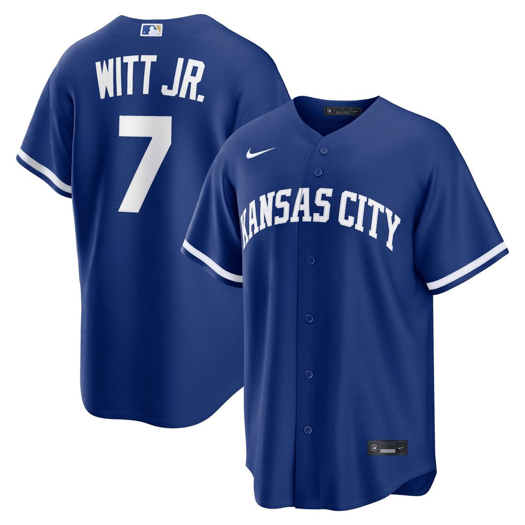 Bobby Witt Jr. Kansas City Royals Nike Road Replica Jersey - Gray | MLB Fan Gear