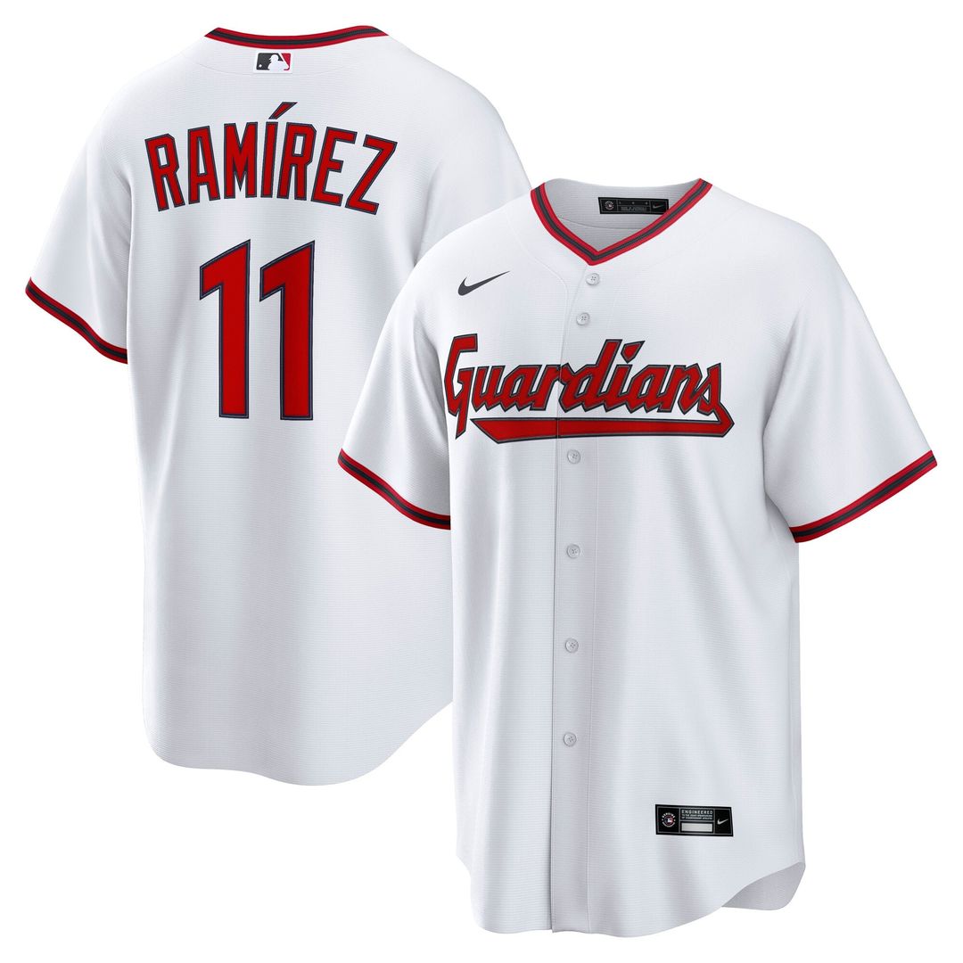 José Ramírez Cleveland Guardians Nike Home Replica Jersey - White | MLB Fan Gear
