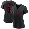 Bryce Harper Philadelphia Phillies Profile Women's Plus Size Player Name & Number Fashion Jersey - Black | MLB Fan Gear
