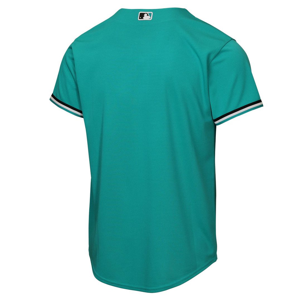 Miami Marlins Nike Youth Alternate Replica Jersey - Teal | MLB Fan Gear