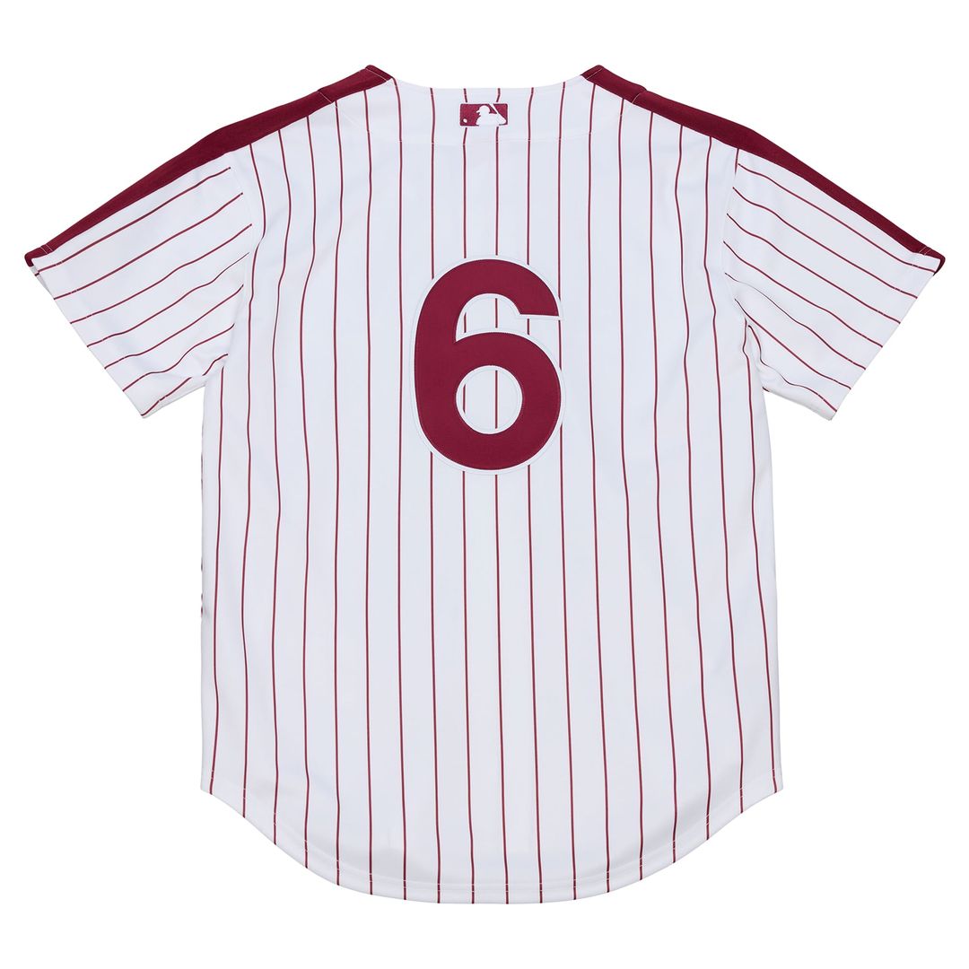 Jimmy Rollins Philadelphia Phillies Mitchell & Ness 2003 Cooperstown Collection Authentic Jersey - White | MLB Fan Gear