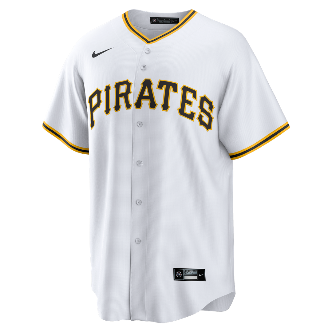 Konnor Griffin Pittsburgh Pirates Nike Home Replica Jersey - White | MLB Fan Gear