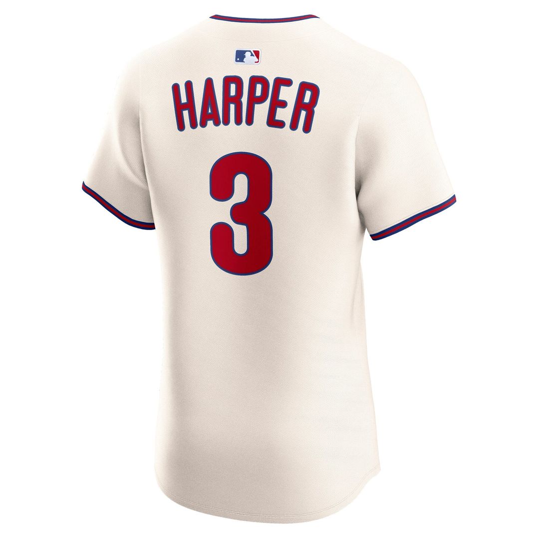 Bryce Harper Philadelphia Phillies Nike Alternate 2 Elite Jersey - Cream | MLB Fan Gear