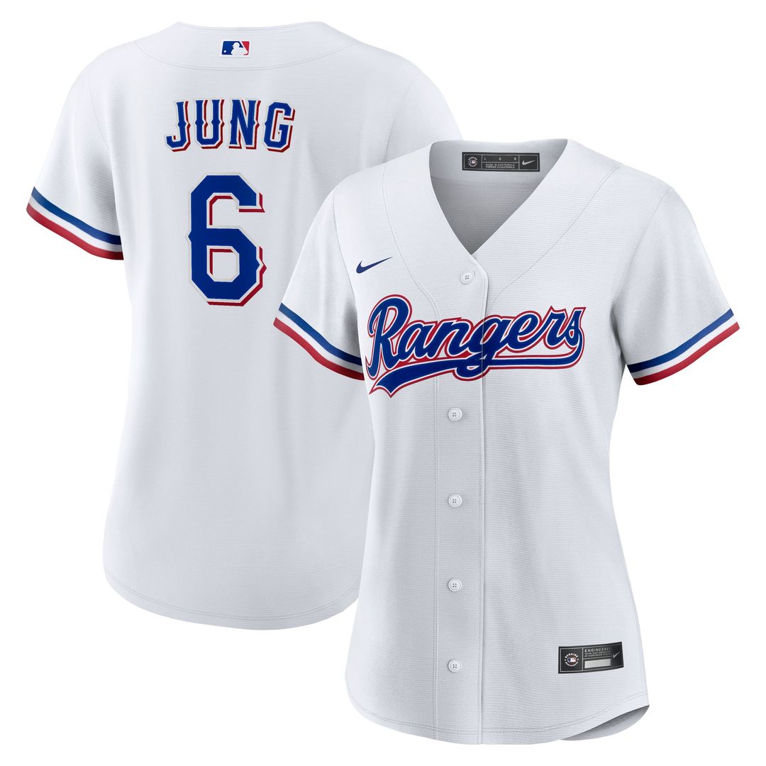 Josh Jung Texas Rangers Nike Women's Home Replica Jersey - White | MLB Fan Gear
