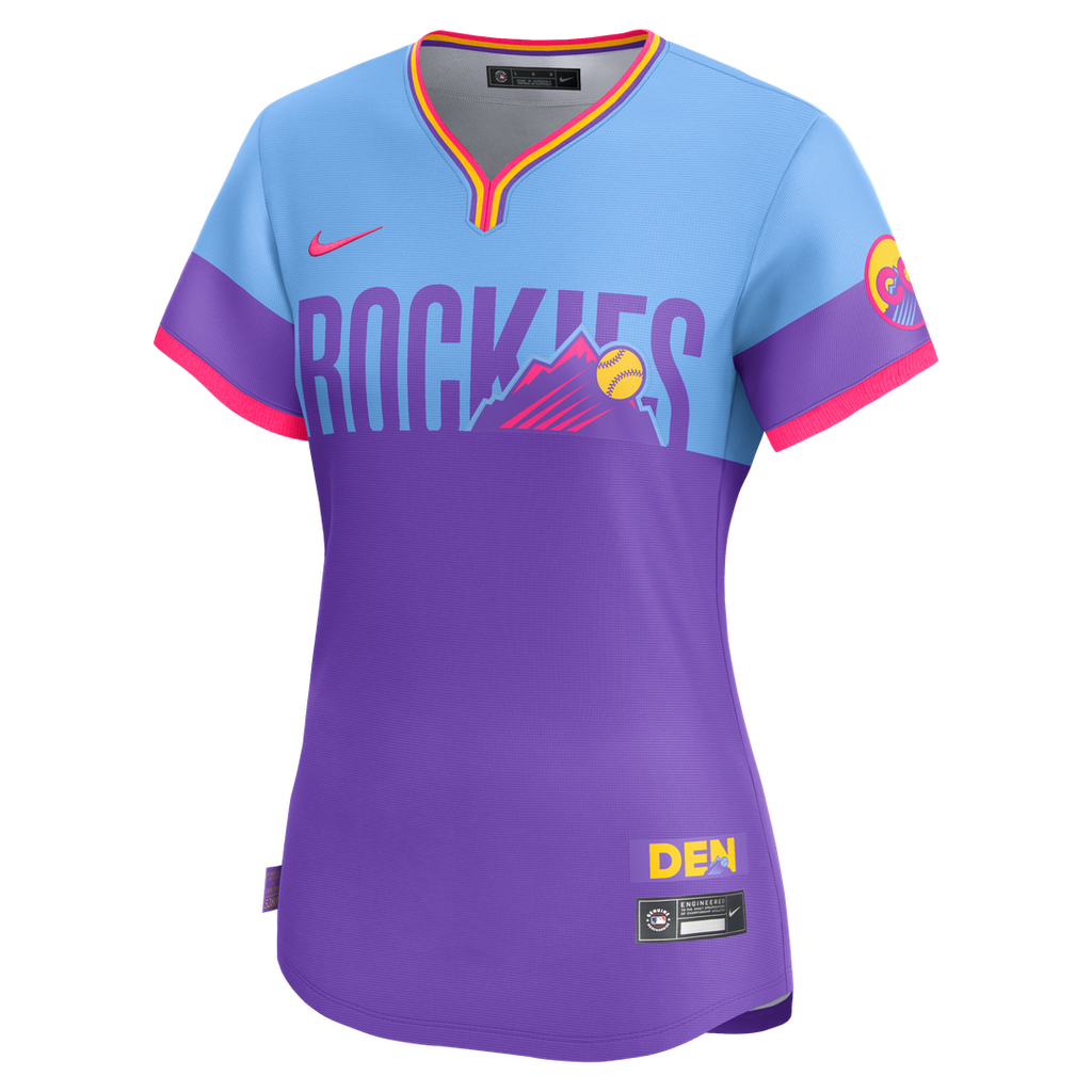 Colorado Rockies Nike Women's 2025 City Connect Limited Jersey - Purple/ Light Blue | MLB Fan Gear