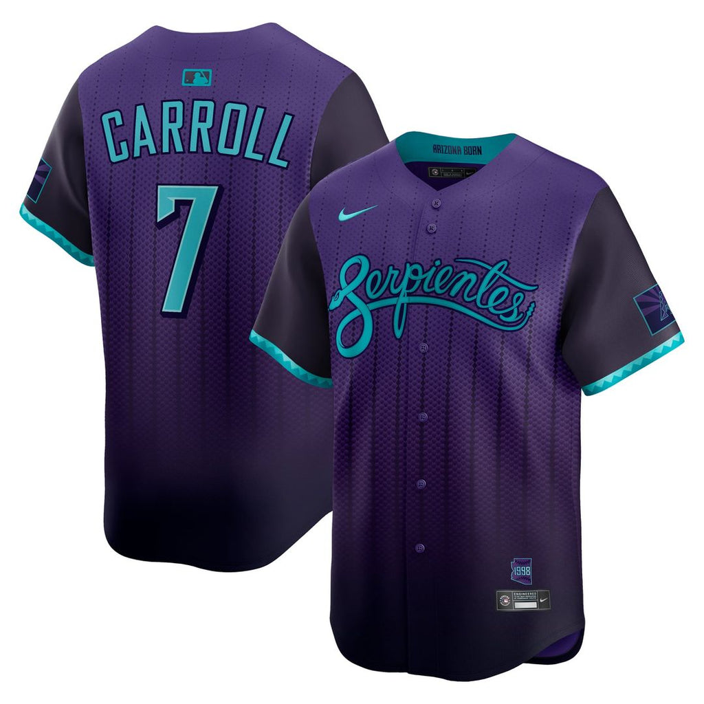 Corbin Carroll Arizona Diamondbacks Nike 2025 City Connect Limited Player Jersey - Purple | MLB Fan Gear