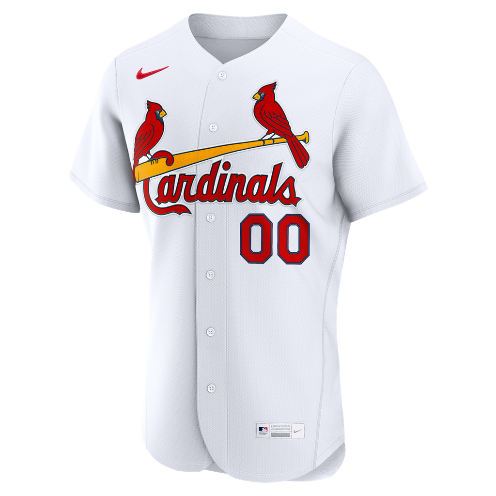 St. Louis Cardinals Nike Home Authentic Custom Jersey - White | MLB Fan Gear