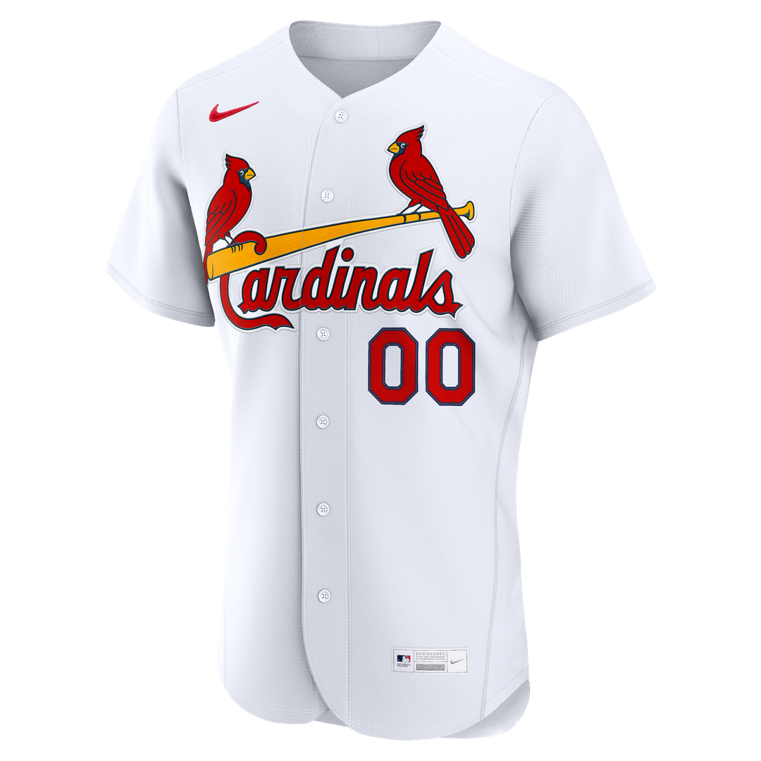 St. Louis Cardinals Nike Home Authentic Custom Jersey - White | MLB Fan Gear