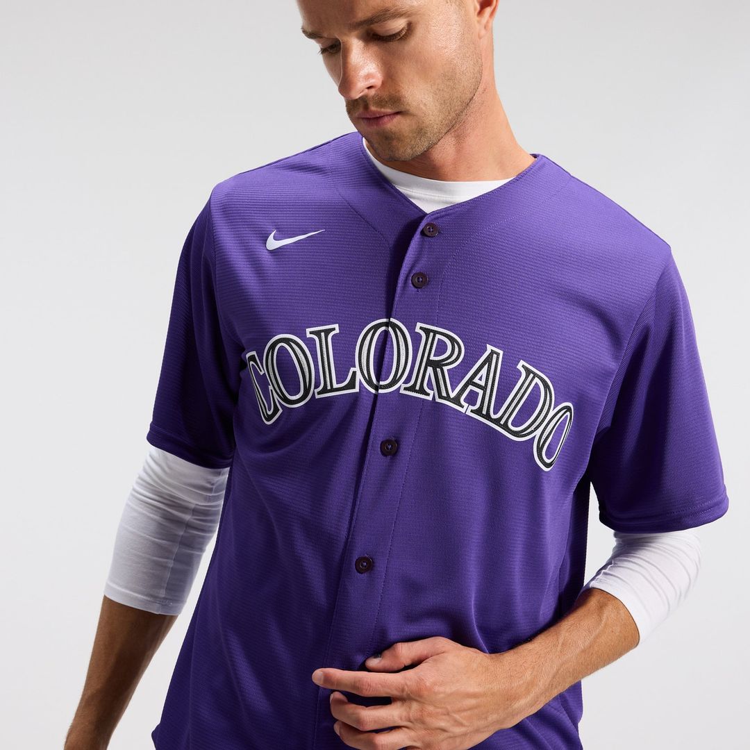 Colorado Rockies Nike Alternate Replica Team Jersey - Purple | MLB Fan Gear
