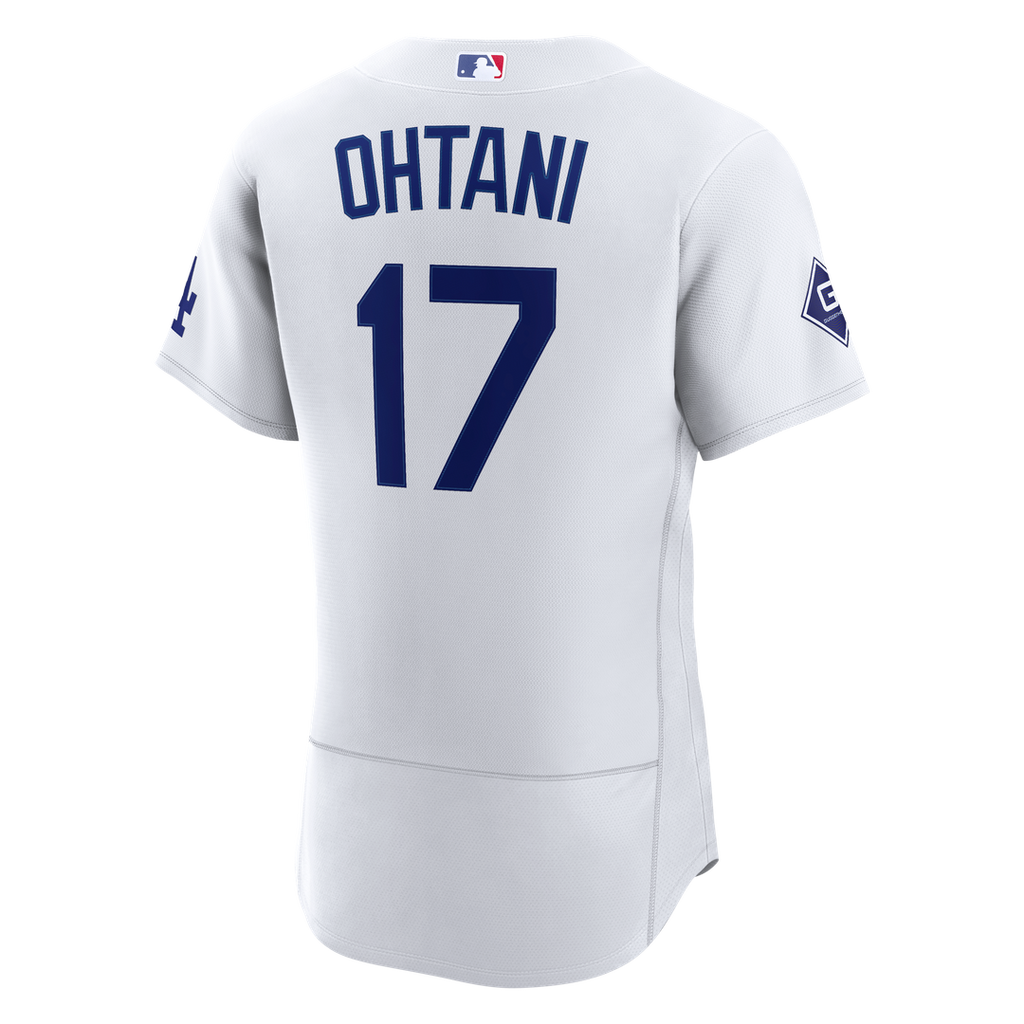 Shohei Ohtani Los Angeles Dodgers Nike Home Authentic Sponsor Patch Jersey - White | MLB Fan Gear