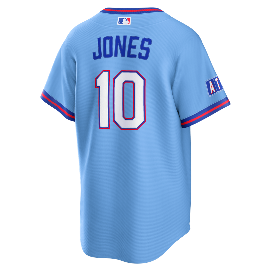 Chipper Jones Atlanta Braves Nike 2026 City Connect Stadium Jersey - Powder Blue | MLB Fan Gear