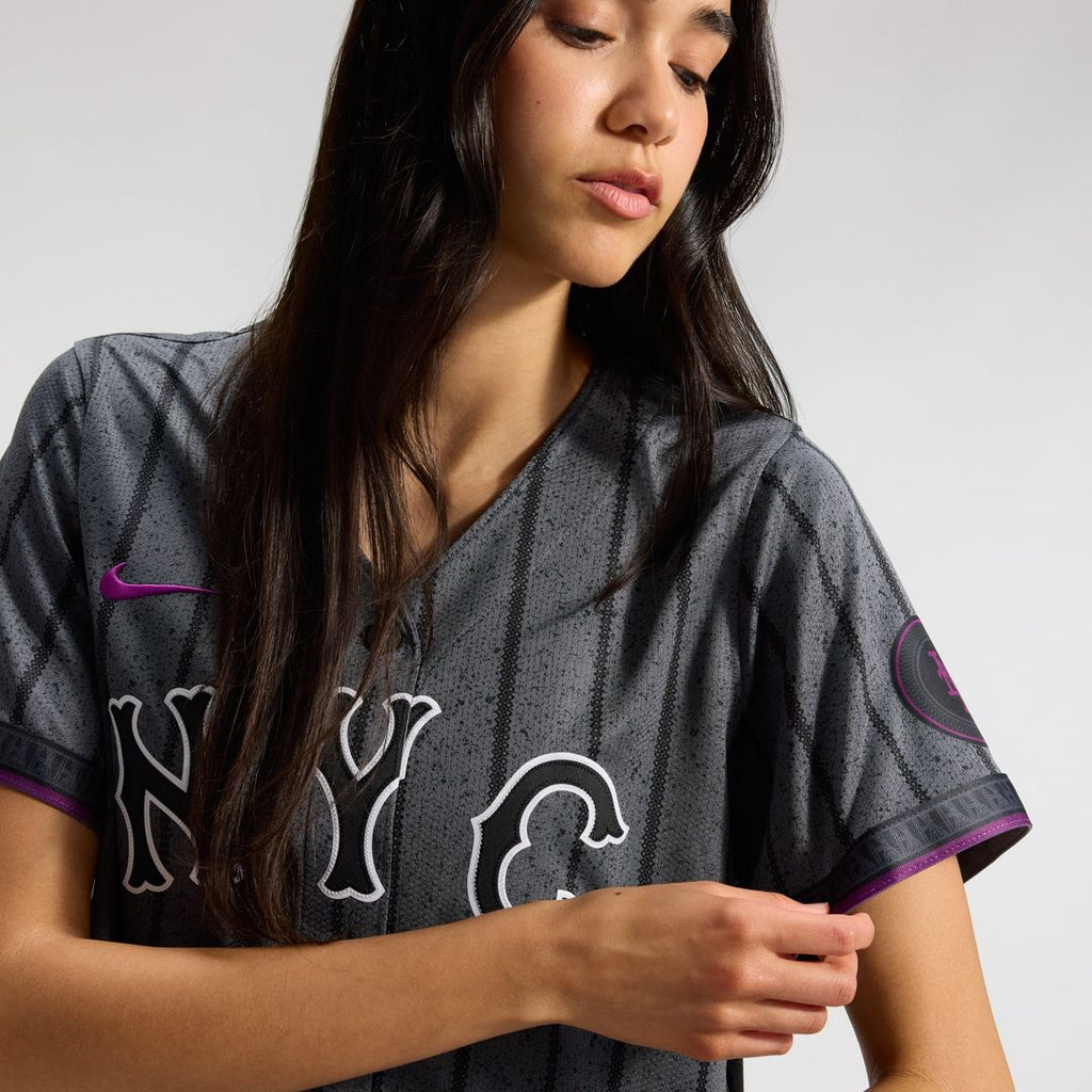 New York Mets Nike Women's City Connect Limited Jersey - Gray | MLB Fan Gear
