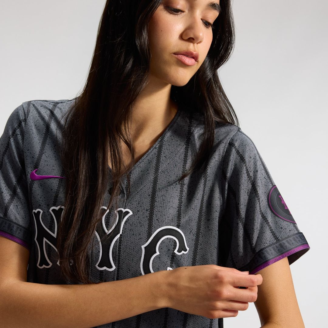 New York Mets Nike Women's City Connect Limited Jersey - Gray | MLB Fan Gear