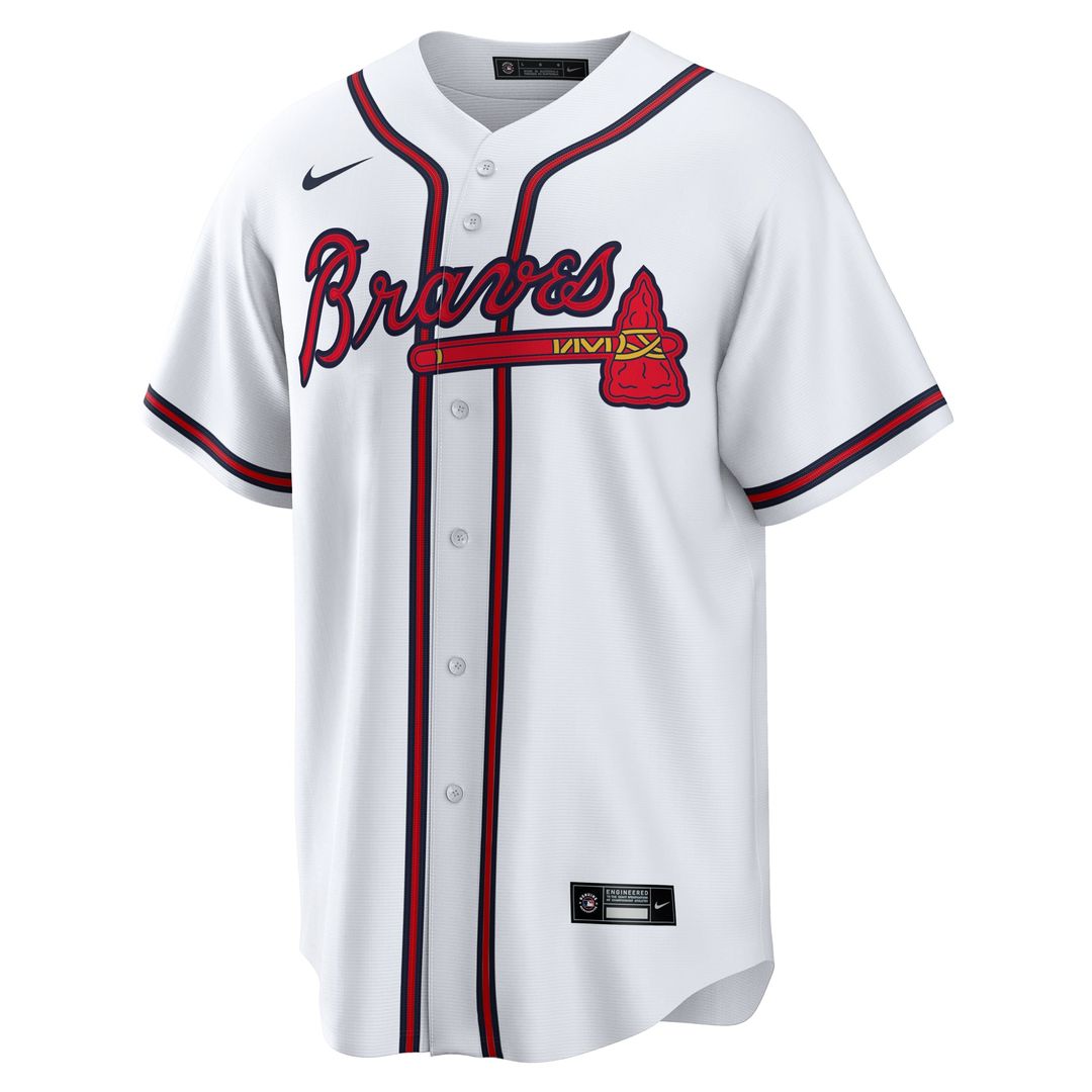 Spencer Schwellenbach Atlanta Braves Nike Home Replica Jersey - White | MLB Fan Gear