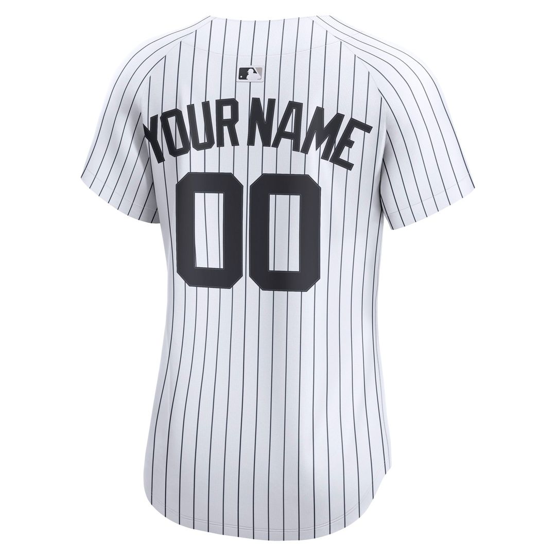 New York Yankees Nike Women's Home Limited Custom Jersey - White | MLB Fan Gear