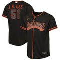 Jung Hoo Lee San Francisco Giants Nike Youth Alternate 2 Replica Jersey - Black | MLB Fan Gear