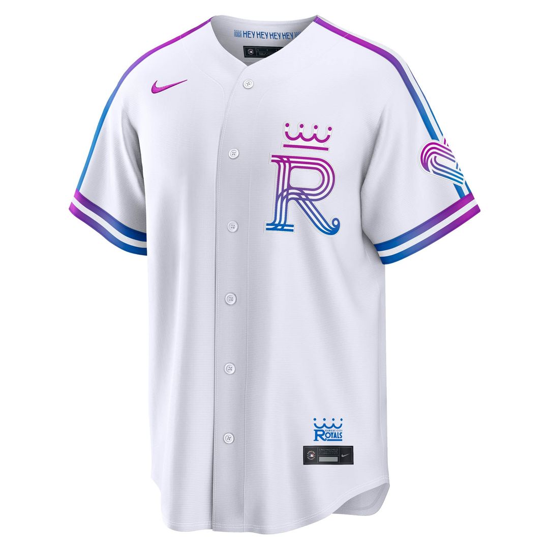 Kansas City Royals Nike 2026 City Connect Stadium Jersey - White | MLB Fan Gear