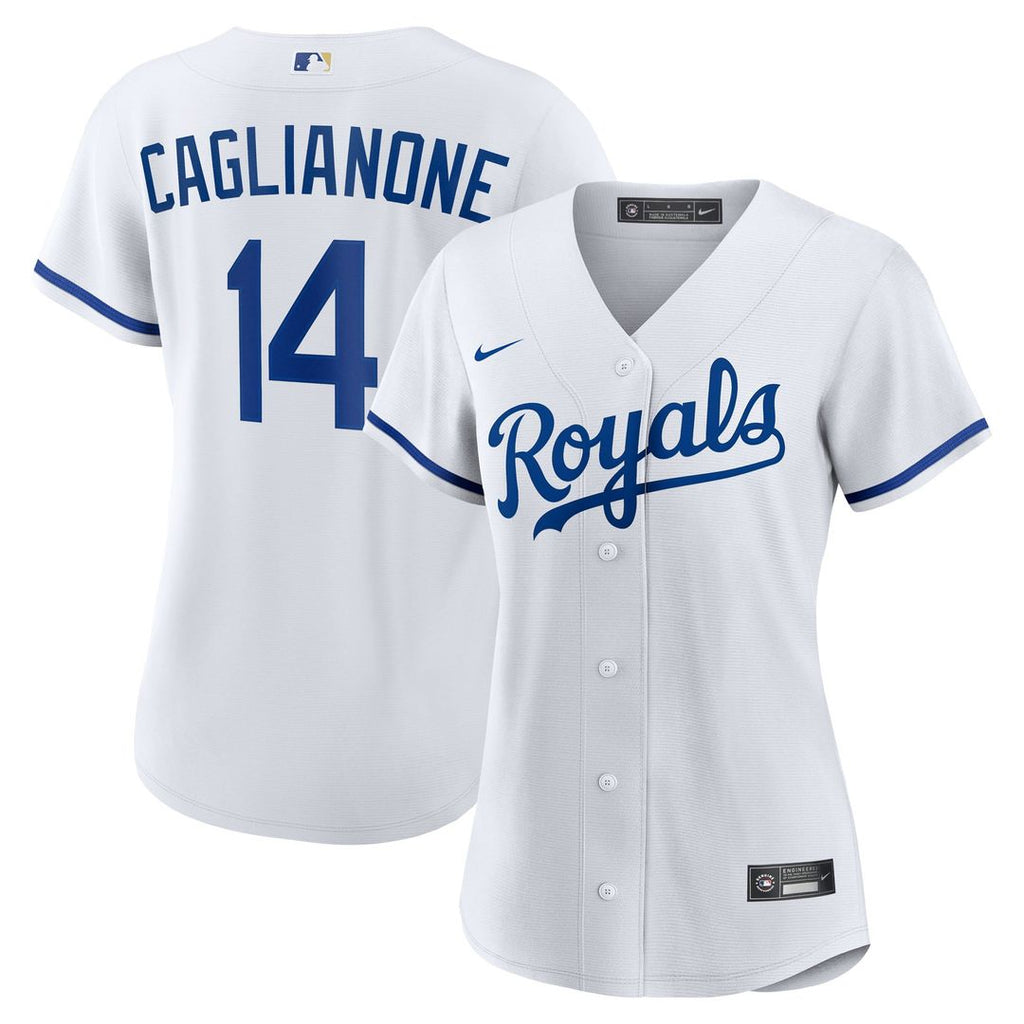Jac Caglianone Kansas City Royals Nike Women's Home Replica Jersey - White | MLB Fan Gear