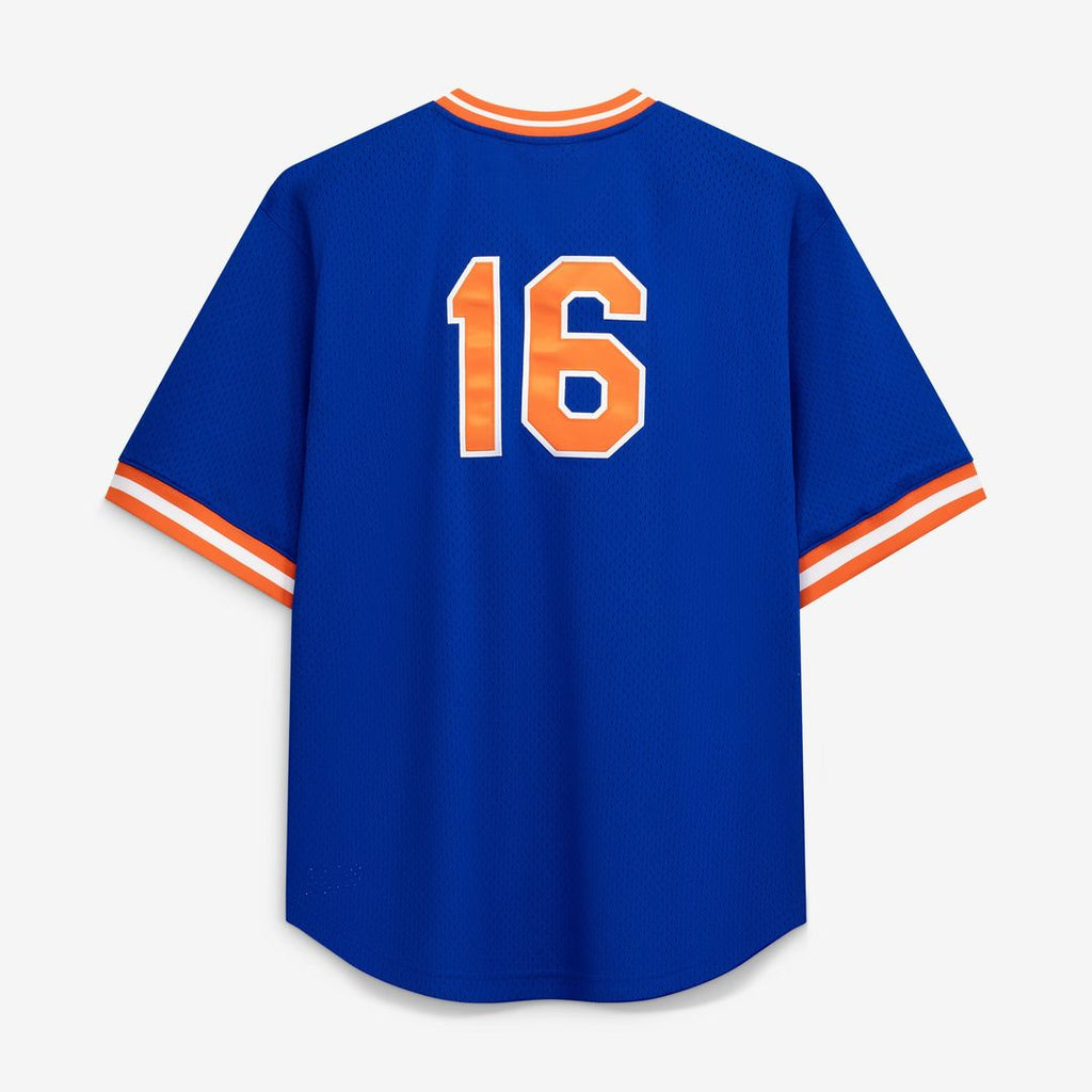 Dwight Gooden New York Mets Profile Big & Tall Cooperstown Collection Mesh Batting Practice Jersey - Royal | Mitchell & Ness MLB Fan Gear