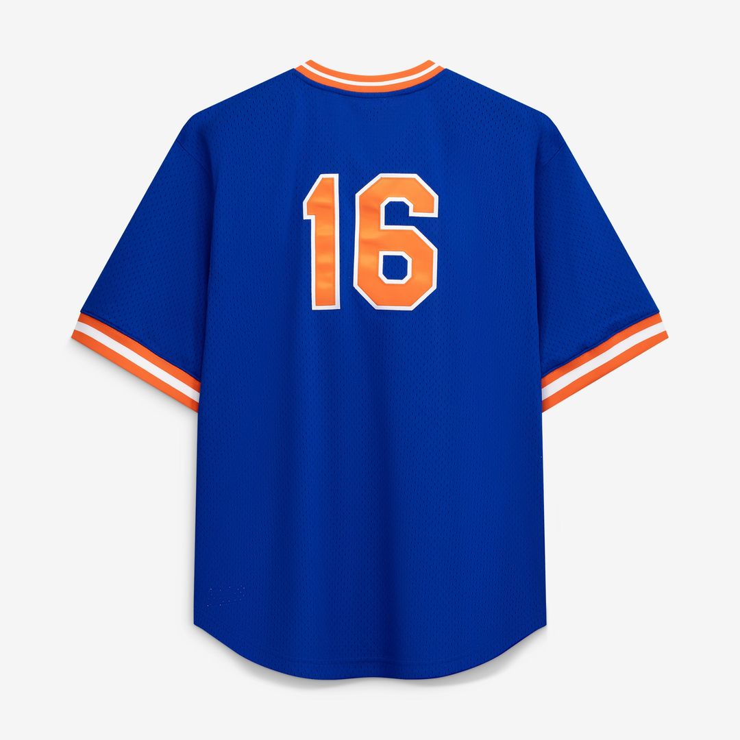 Dwight Gooden New York Mets Profile Big & Tall Cooperstown Collection Mesh Batting Practice Jersey - Royal | Mitchell & Ness MLB Fan Gear