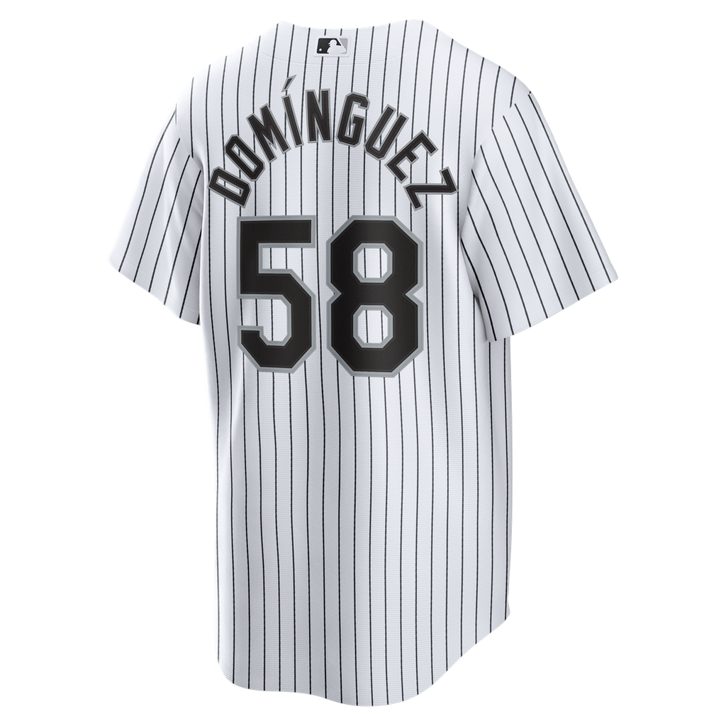 Seranthony Domínguez Chicago White Sox Nike Home Replica Jersey - White | MLB Fan Gear