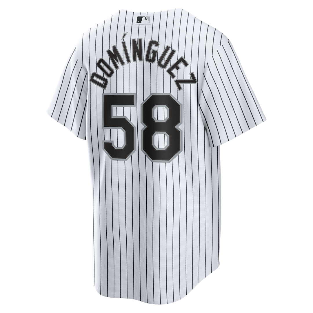 Seranthony Domínguez Chicago White Sox Nike Home Replica Jersey - White | MLB Fan Gear