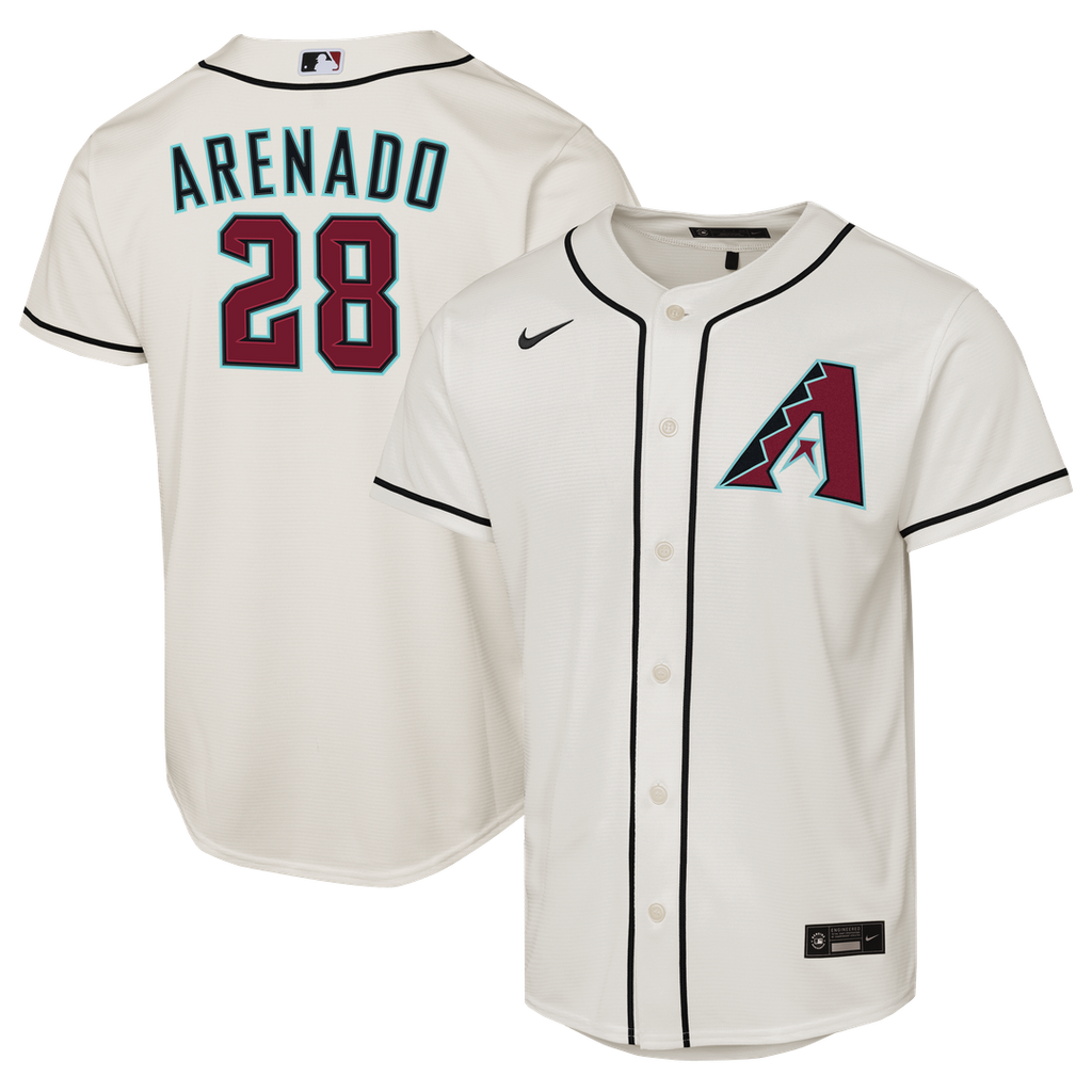 Nolan Arenado Arizona Diamondbacks Nike Youth Home Replica Jersey - White | MLB Fan Gear
