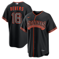 Rafael Devers San Francisco Giants Nike Alternate Replica Jersey - Black | MLB Fan Gear