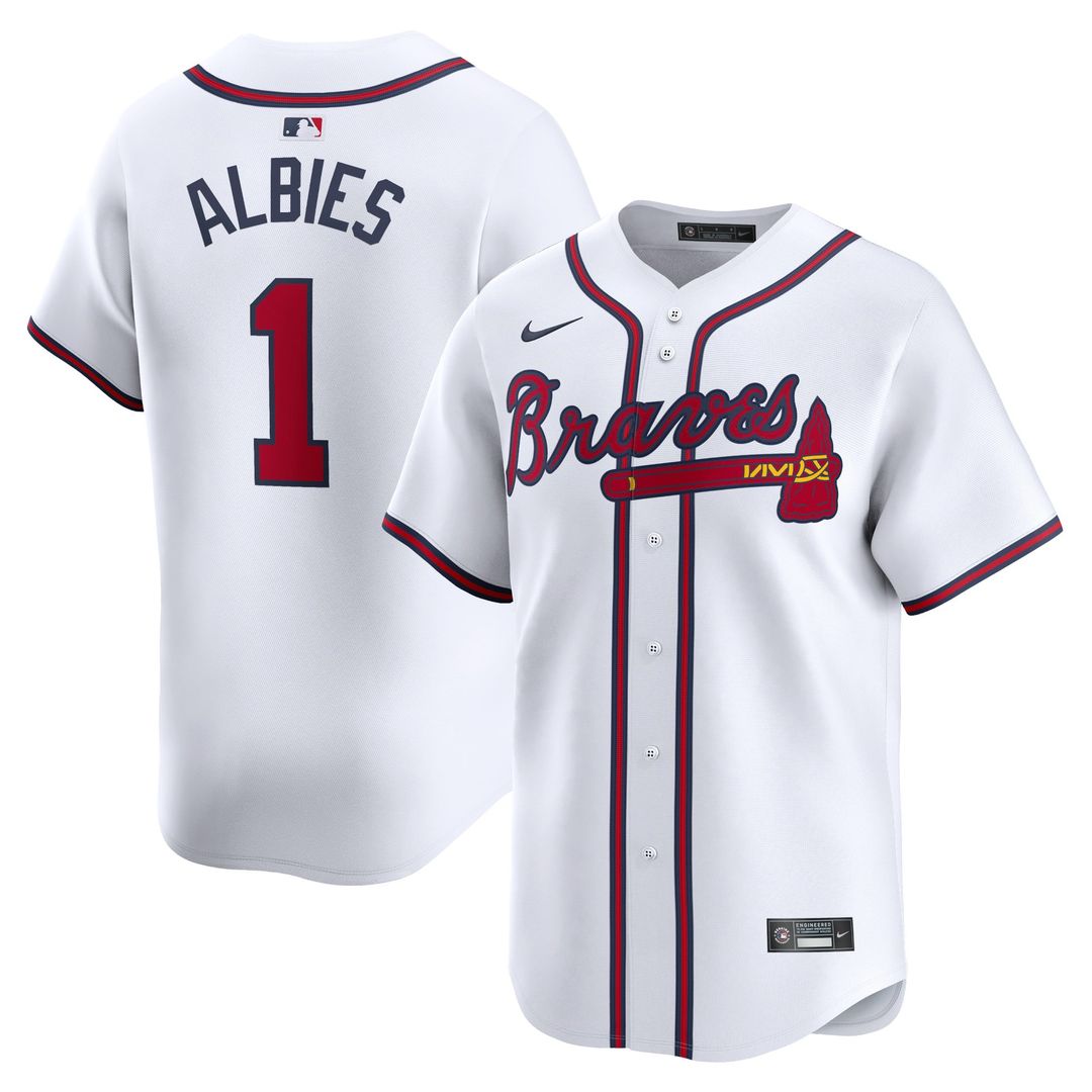Ozzie Albies Atlanta Braves Nike Home Limited Player Jersey - White | MLB Fan Gear