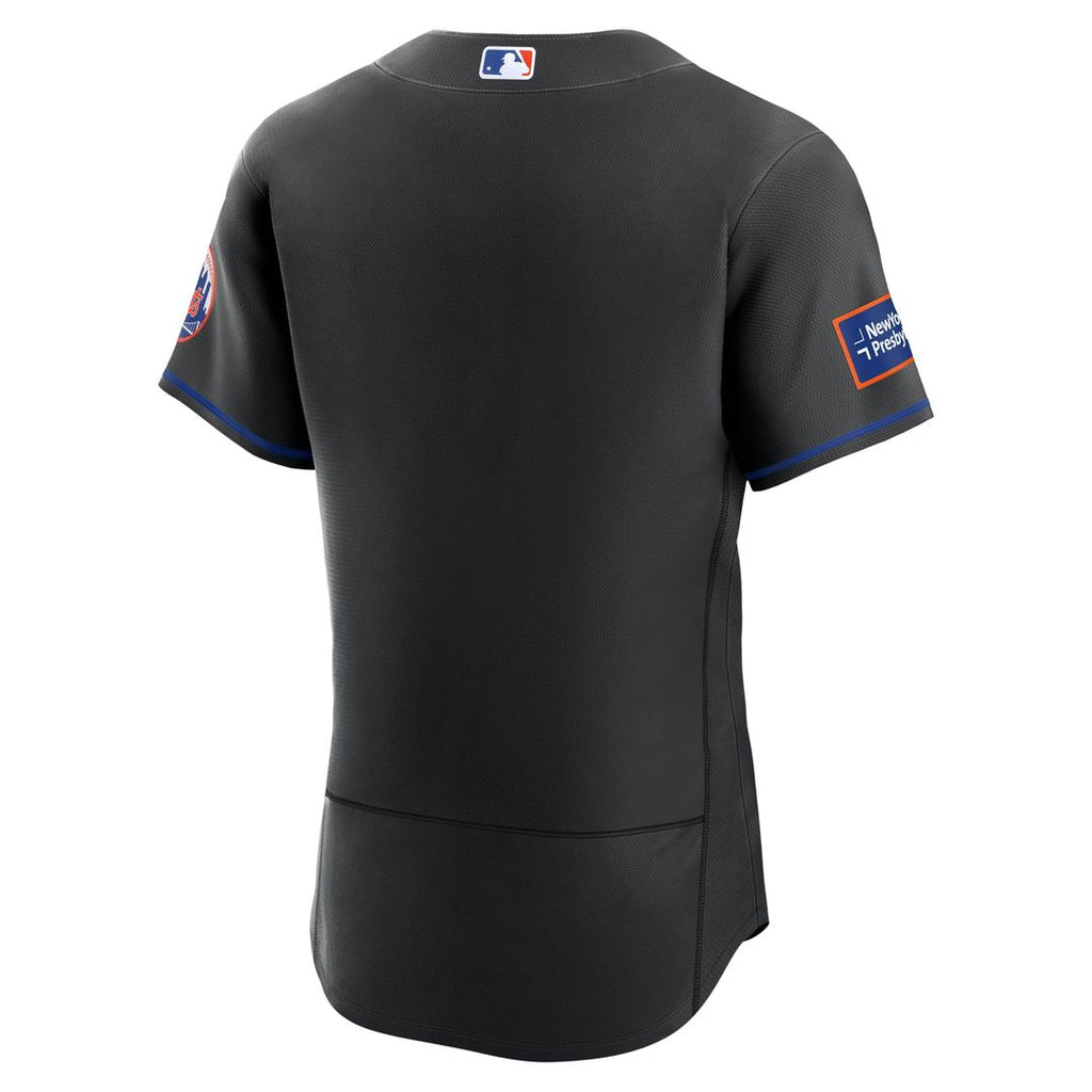 New York Mets Nike Home Sponsor Patch Authentic Jersey - White | MLB Fan Gear