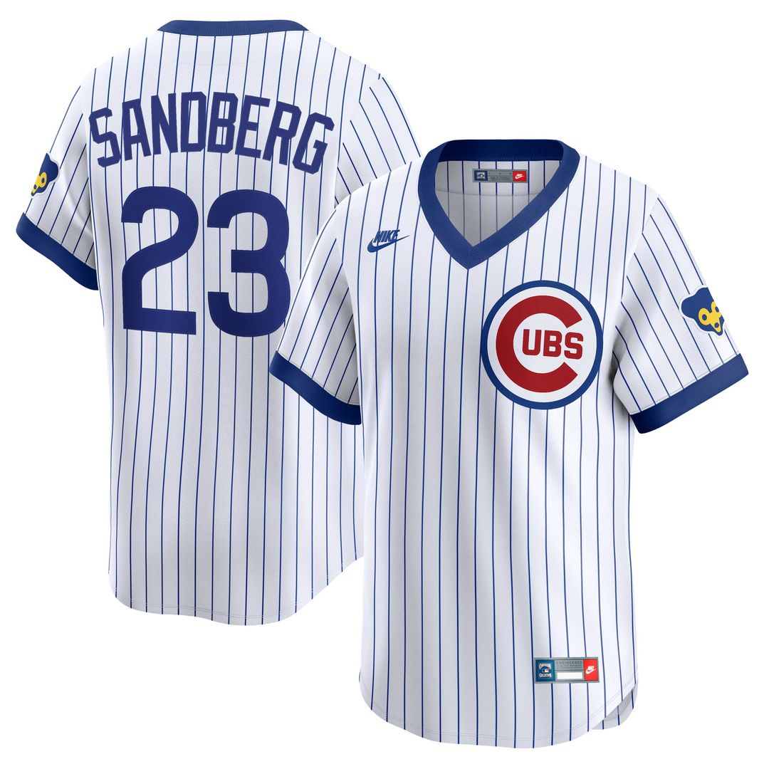 Ryne Sandberg Chicago Cubs Nike Throwback Cooperstown Collection Limited Jersey - Royal | MLB Fan Gear