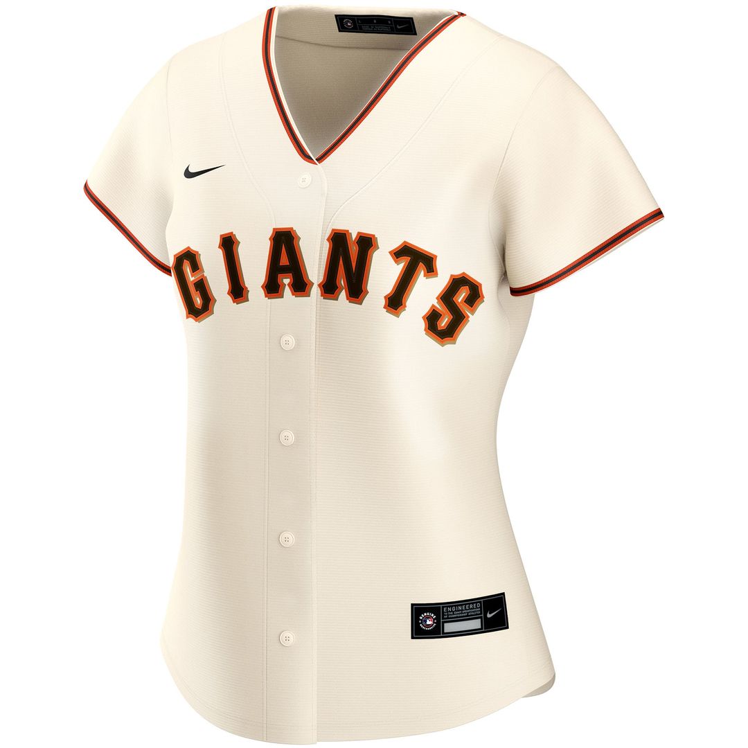 San Francisco Giants Nike Women's Home Replica Custom Jersey - Cream | MLB Fan Gear
