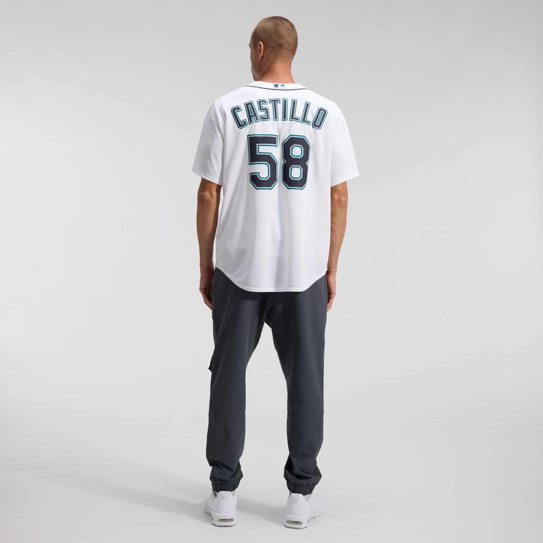 Luis Castillo Seattle Mariners Nike Home Replica Jersey - White | MLB Fan Gear