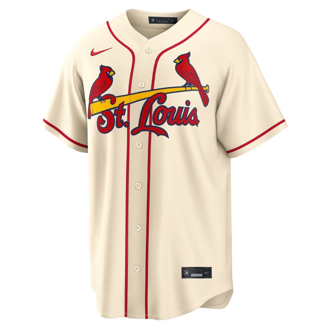 Lars Nootbaar St. Louis Cardinals Nike Alternate Replica Jersey - Cream | MLB Fan Gear