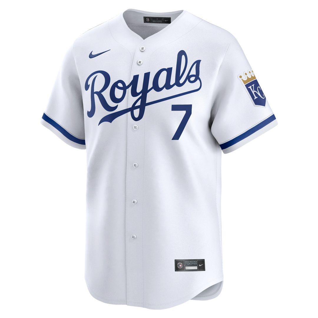 Bobby Witt Jr. Kansas City Royals Nike Home Limited Player Jersey - White | MLB Fan Gear