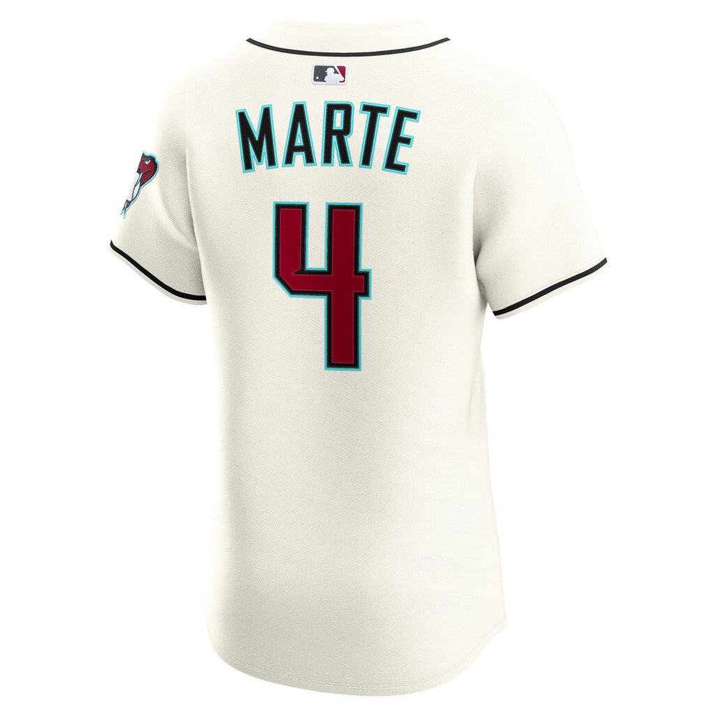 Ketel Marte Arizona Diamondbacks Nike Home Elite Jersey - Cream | MLB Fan Gear
