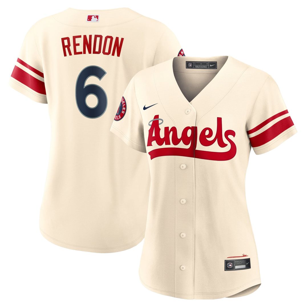 Anthony Rendon Los Angeles Angels Nike Women's City Connect Replica Player Jersey - Cream | MLB Fan Gear