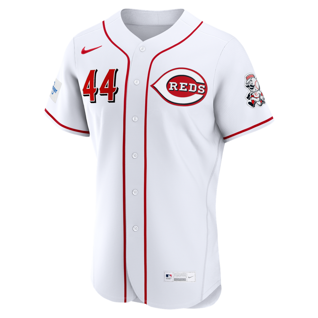 Elly De La Cruz Cincinnati Reds Nike Alternate Authentic Sponsor Patch Jersey - Red | MLB Fan Gear