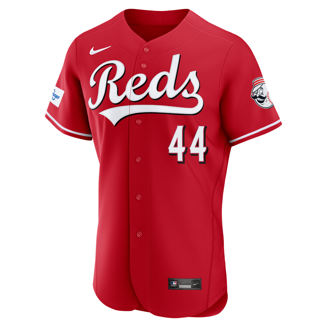 Elly De La Cruz Cincinnati Reds Nike Alternate Authentic Sponsor Patch Jersey - Red | MLB Fan Gear