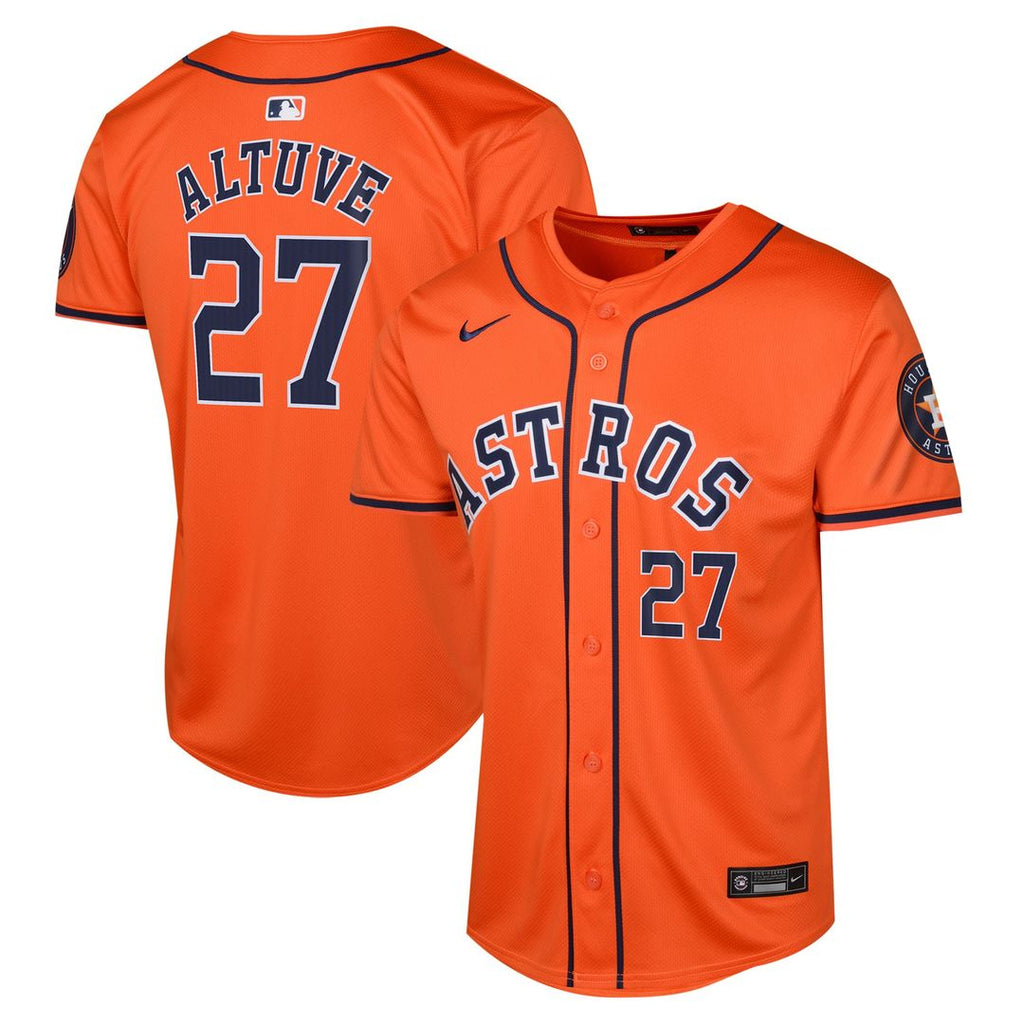 Jose Altuve Houston Astros Nike Youth Alternate Limited Player Jersey – Orange | MLB Fan Gear