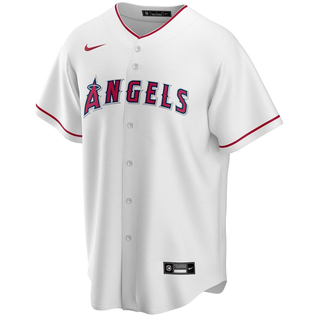 Mike Trout Los Angeles Angels Nike Youth Alternate Replica Player Jersey - White | MLB Fan Gear